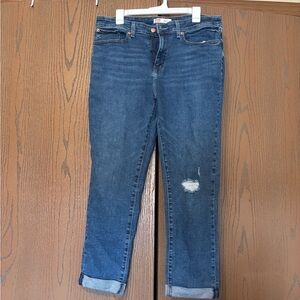 Signature by Levi Strauss Dark Blue Ankle Jeans